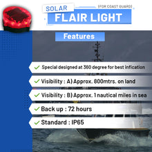 Load image into Gallery viewer, Solar Flair light for Coast Guard