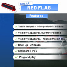 Load image into Gallery viewer, Solar Red Flag