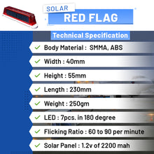 Load image into Gallery viewer, Solar Red Flag