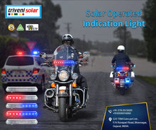 Load image into Gallery viewer, Solar Red Flag Light for Police Bike