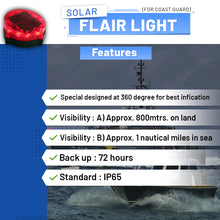 Load image into Gallery viewer, Solar Flair light for Coast Guard
