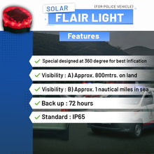 Load image into Gallery viewer, Solar Flair light for Police Vehicle
