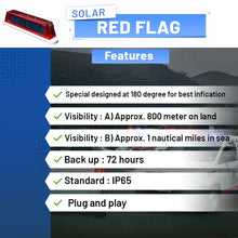 Load image into Gallery viewer, Solar Red Flag
